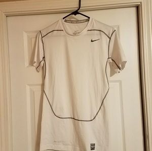 Nike Pro Combat Dri-Fit White Size Large